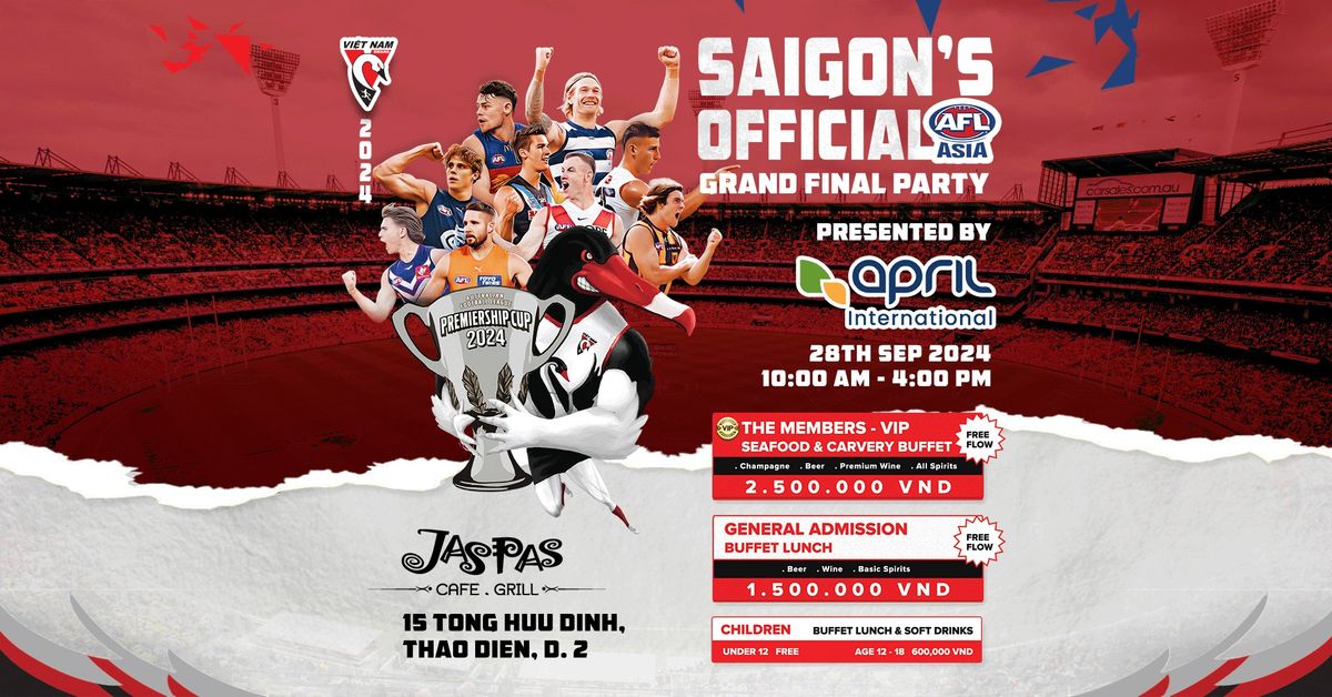 2024 Vietnam Swans AFL Grand Final Party - Jaspas Saigon