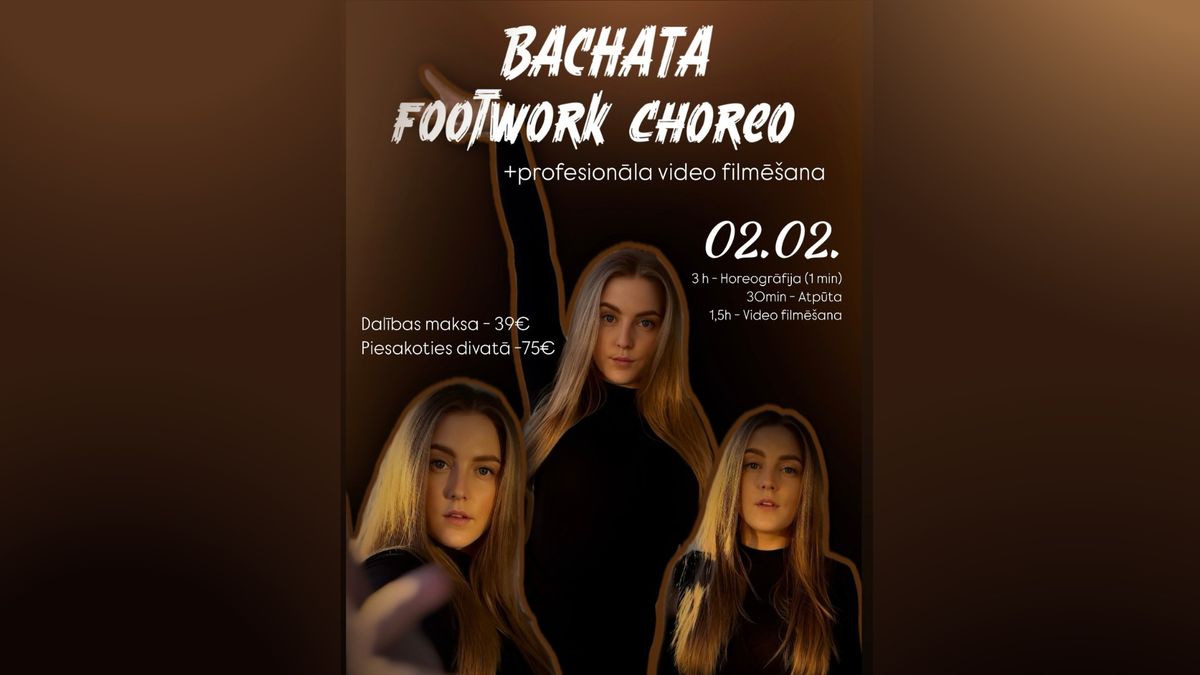 Bachata Footwork Choreo (intermediate\/advanced)