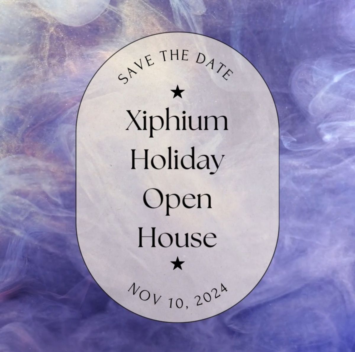 Xiphium Holiday Open House