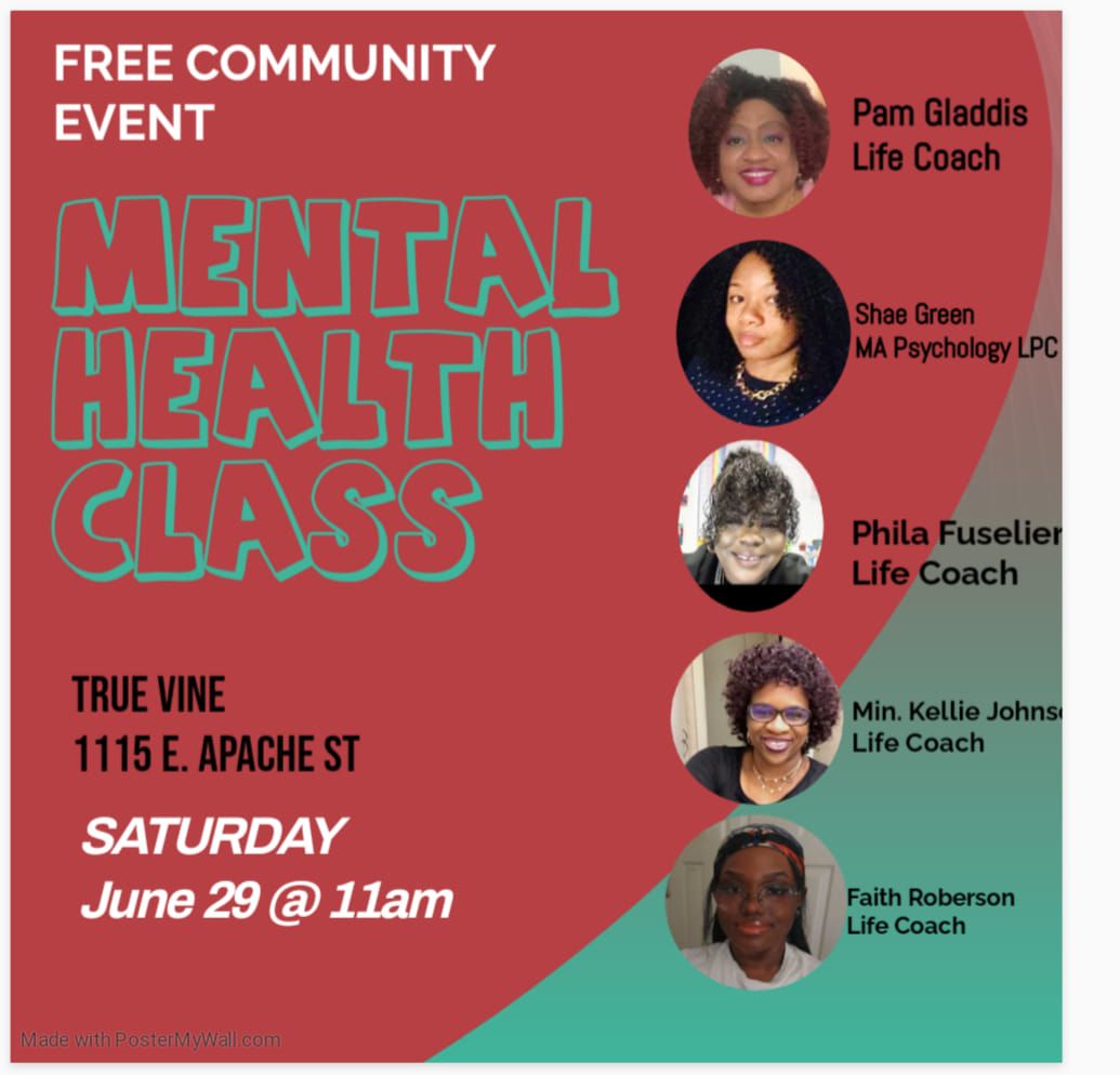 Mental Health Class- Free Event 