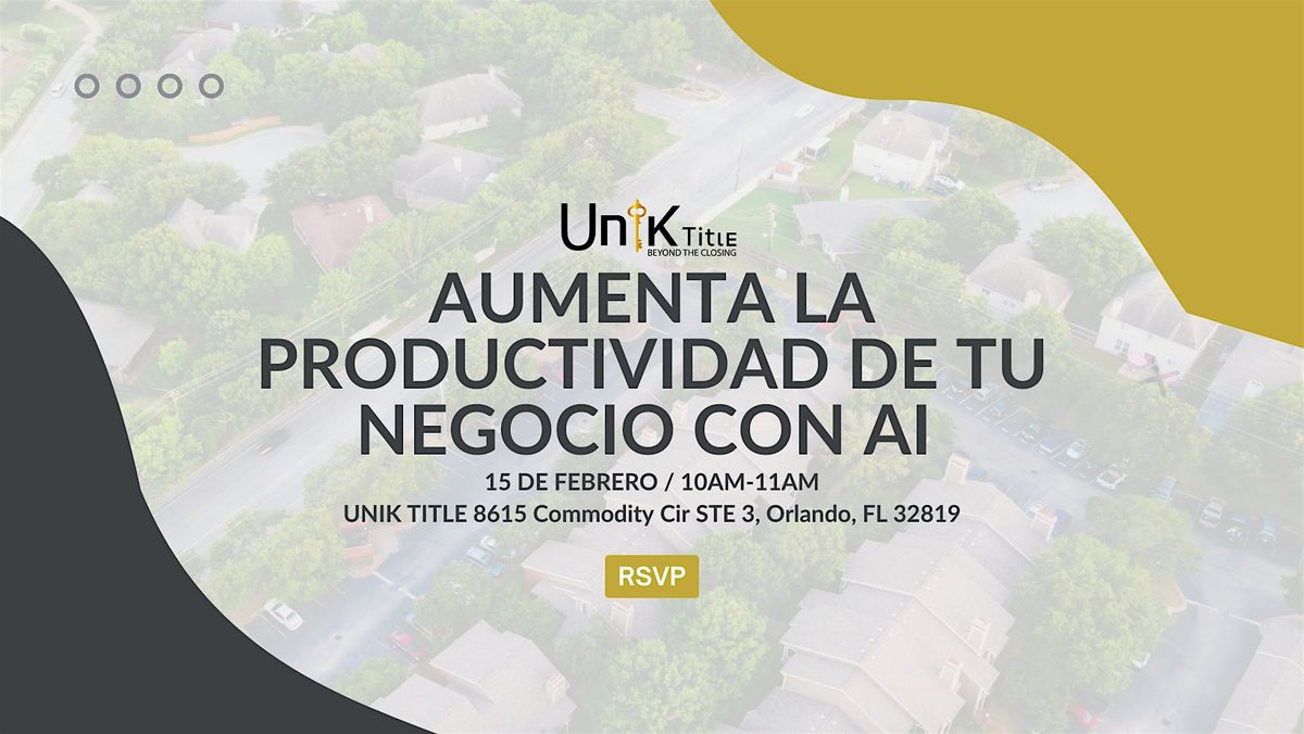 Aumenta la productividad de tu negocio con AI