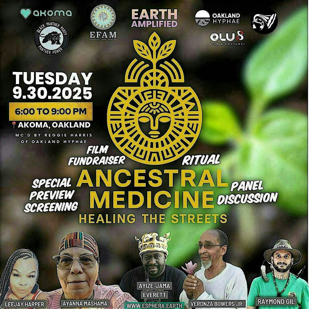 Ancestral Medicine: Healing the Streets Film +Ritual + Panel