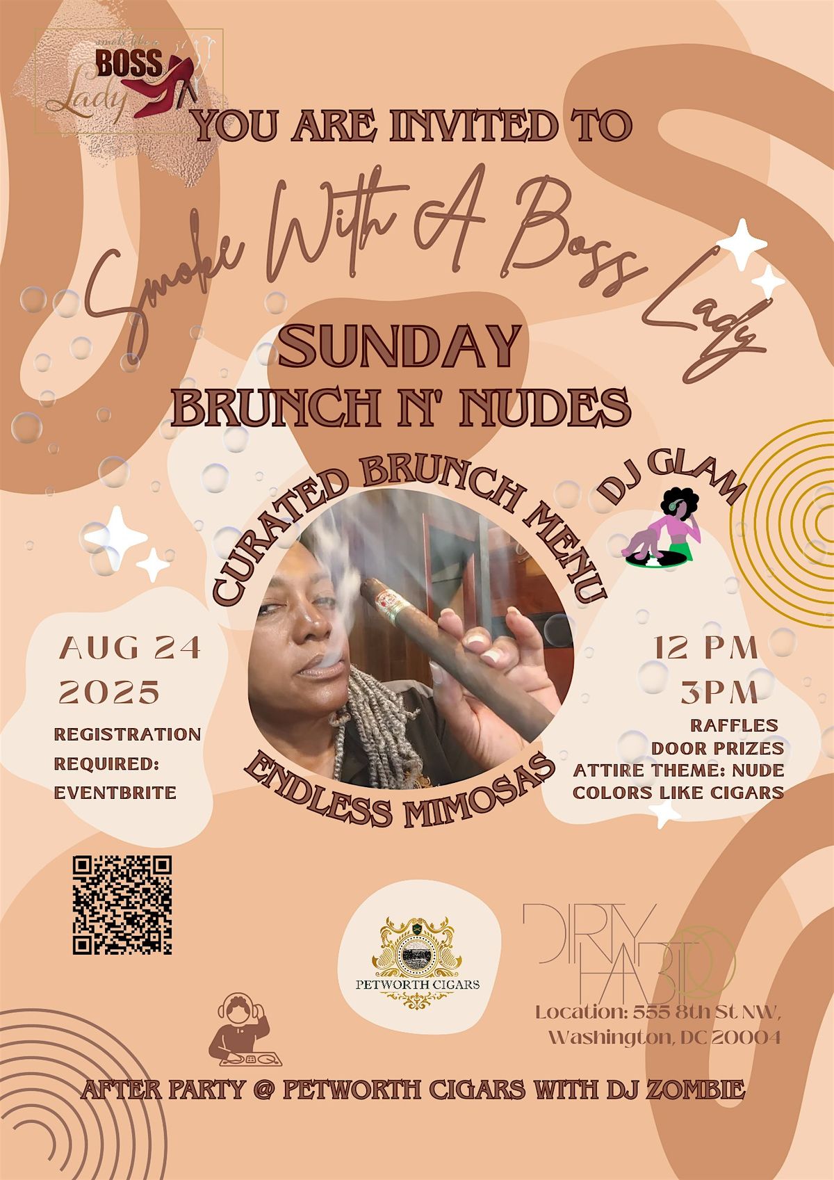 Smoke With A Boss Lady Brunch N' Nudes