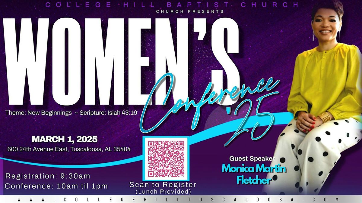 College Hill's  "New Beginnings" Women Conference 2025