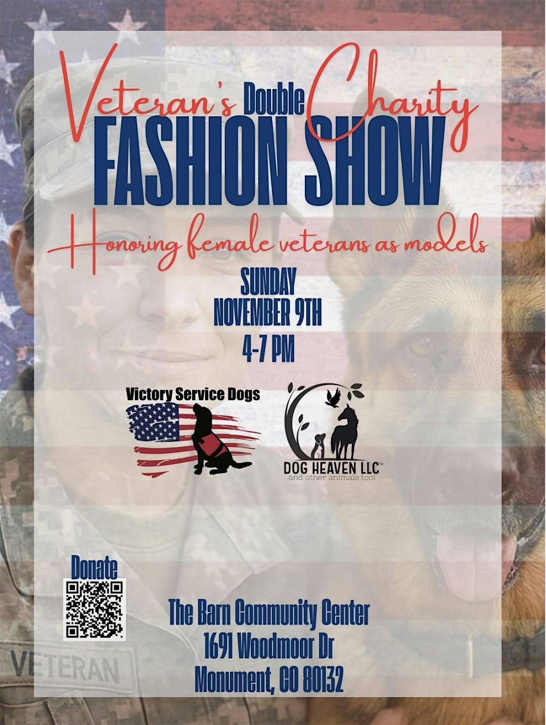 Female Veteran Fashion Show Fundraiser