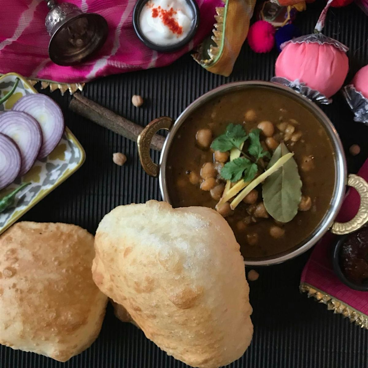 Chole Bhature: Indian Traditional Cooking Workshop + Lunch