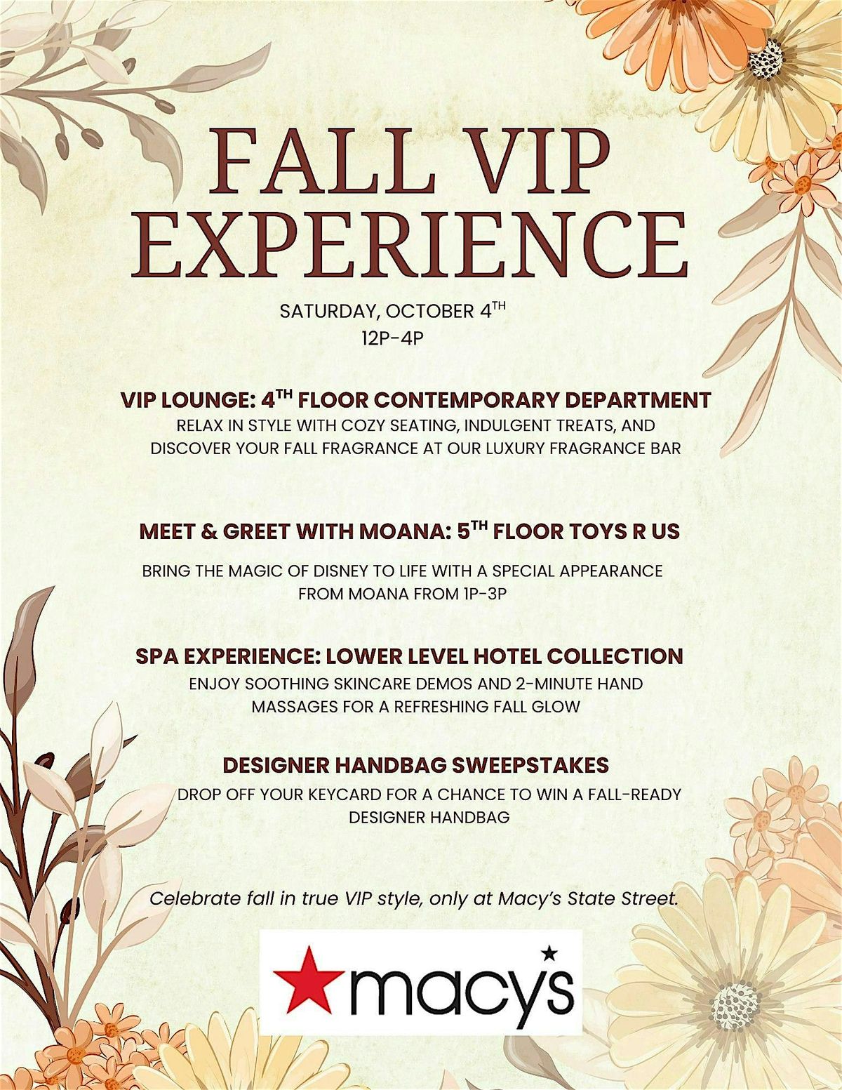 Fall VIP Experience