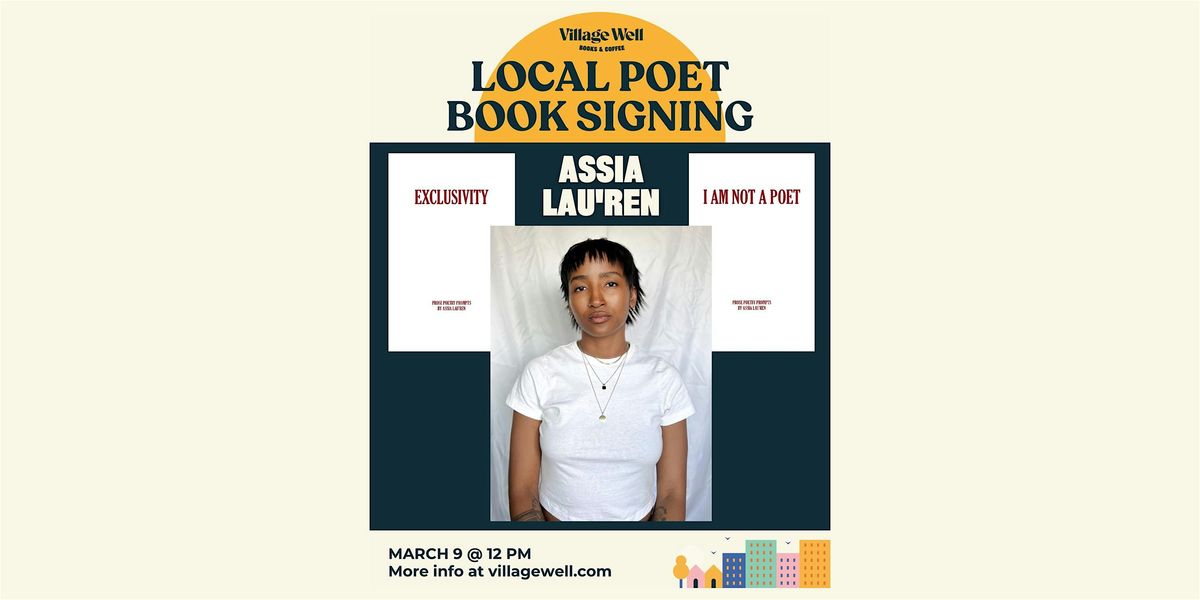 LOCAL POET BOOK SIGNING