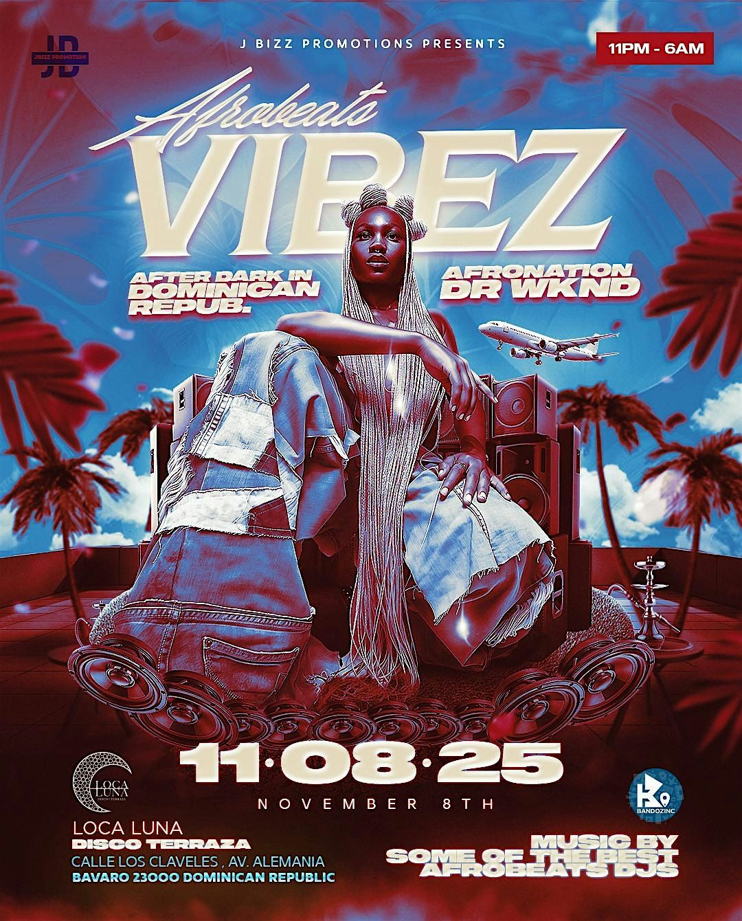 Afrovibez  after dark in Panta Cana