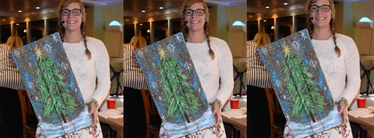 Christmas Tree: Glen Burnie, Sidelines with Artist Katie Detrich!