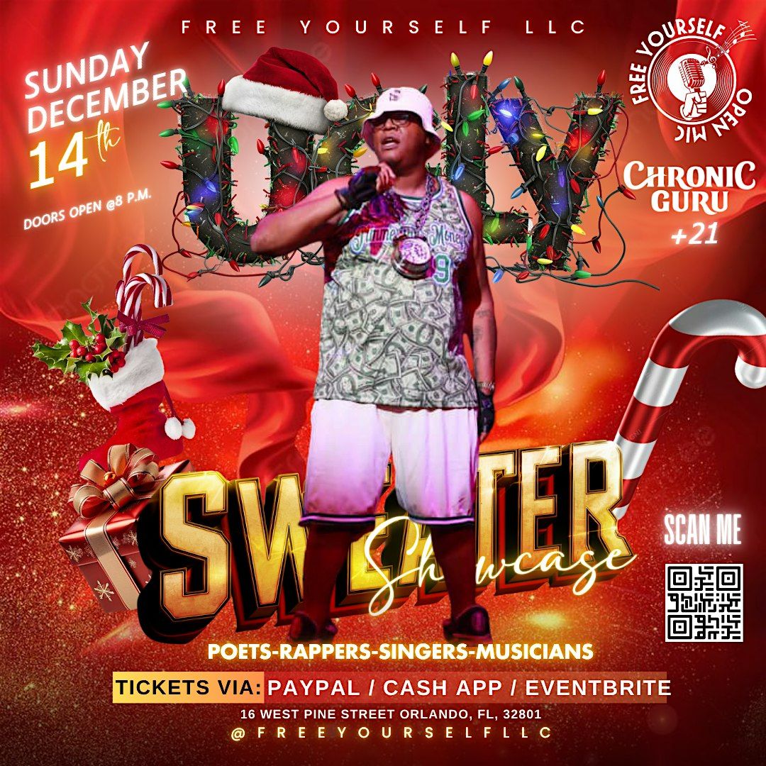 CHRISTMAS UGLY SWEATER FREE YOURSELF ARTIST SHOWCASE