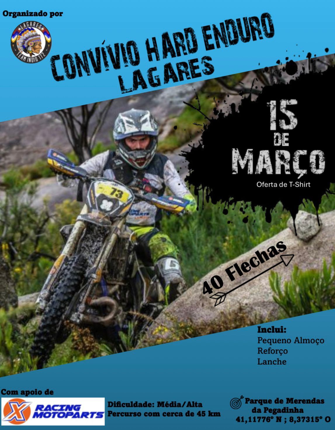 Conv\u00edvio Hard Enduro Lagares 