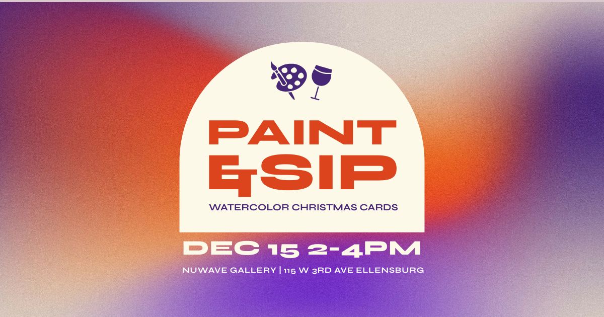 Paint & Sip | Watercolor Christmas Cards