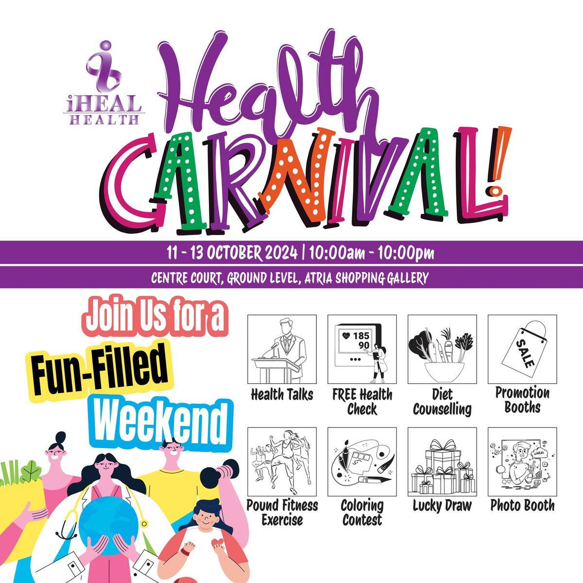 Join us at the iHeal Health Carnival!