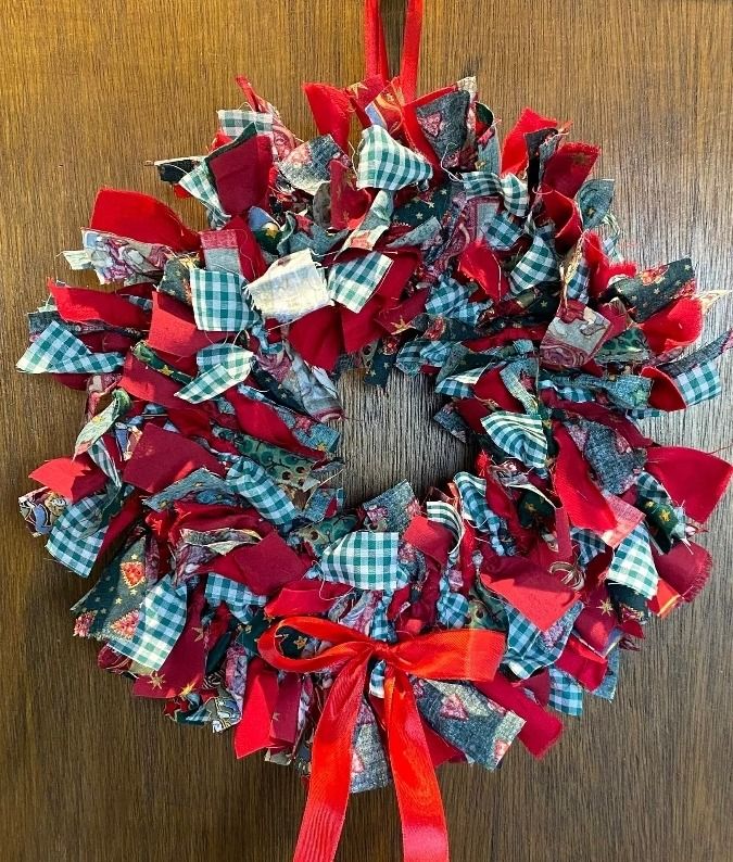 Scented rag wreaths