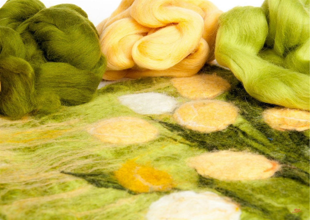 Wool and Wonder: Make a Wool Painted Bookmark