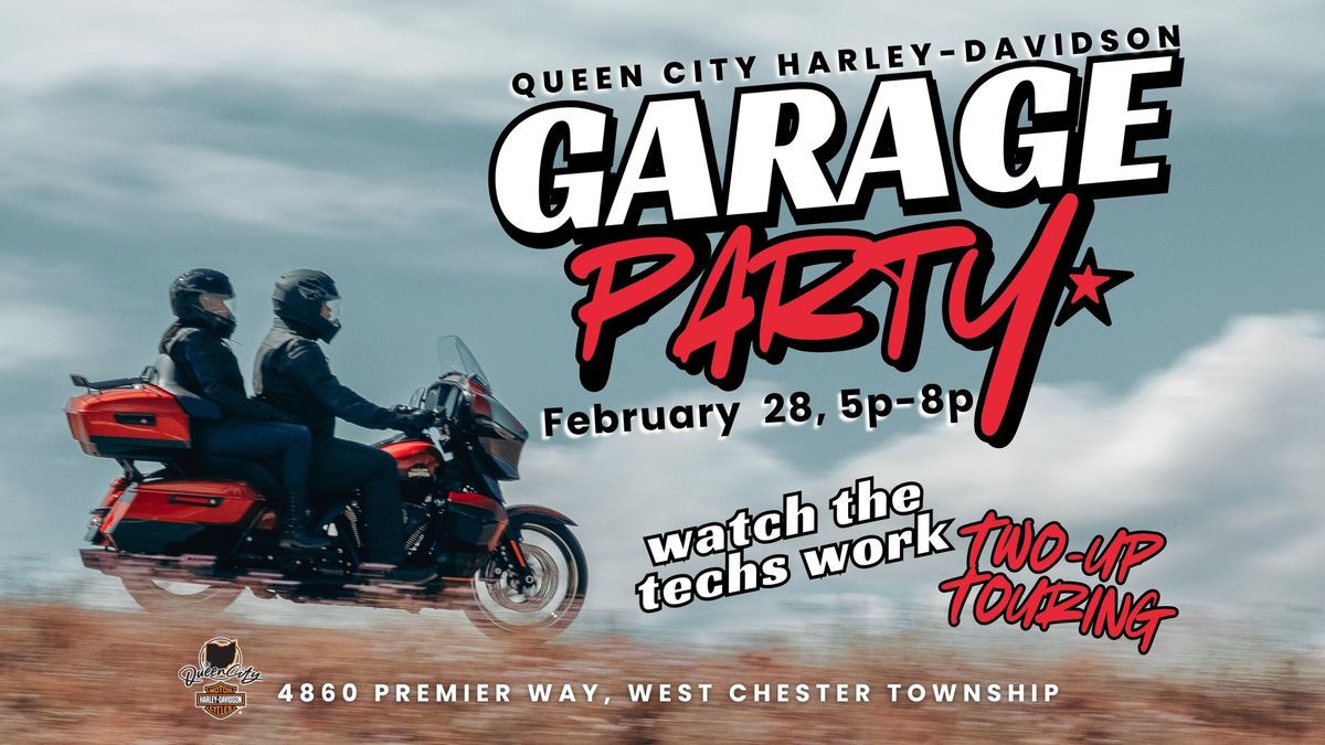 Garage Party - Two-Up Riding