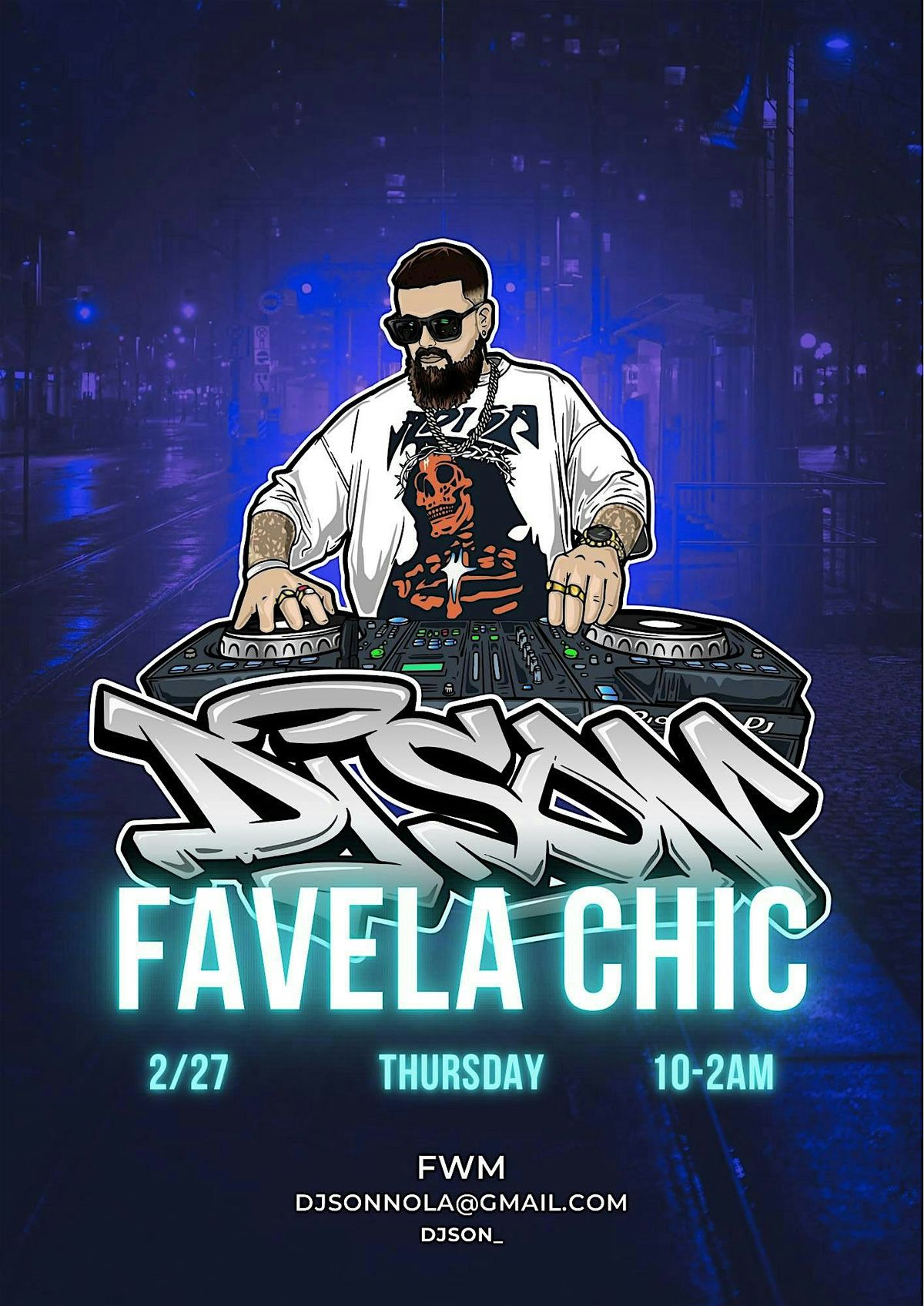 DJson at Favela Chic