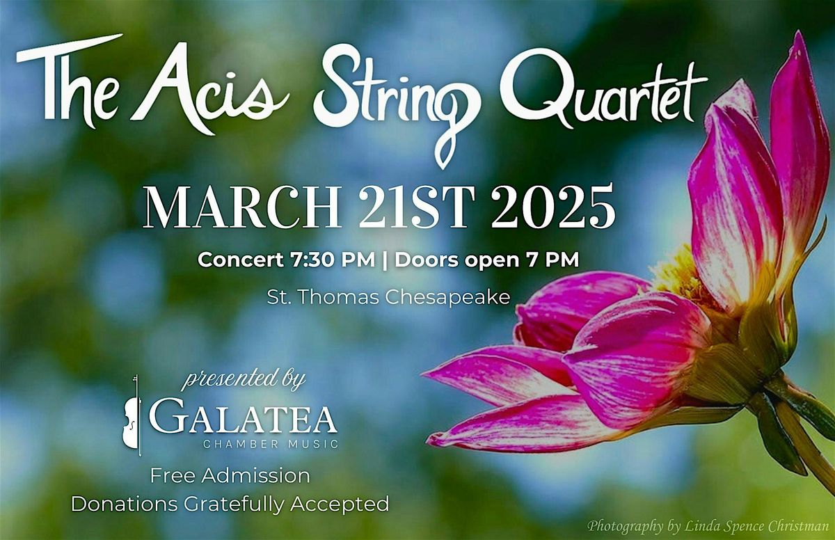 The Acis String Quartet - Chesapeake, VA