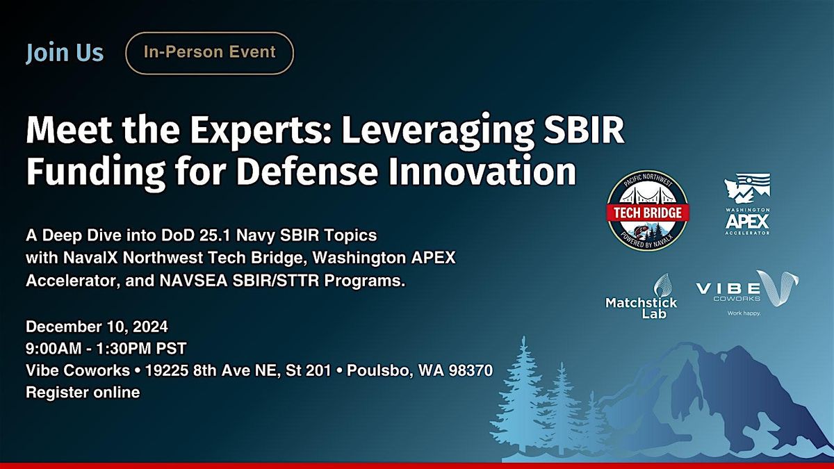 Meet the Experts: Leveraging SBIR Funding for Defense Innovation