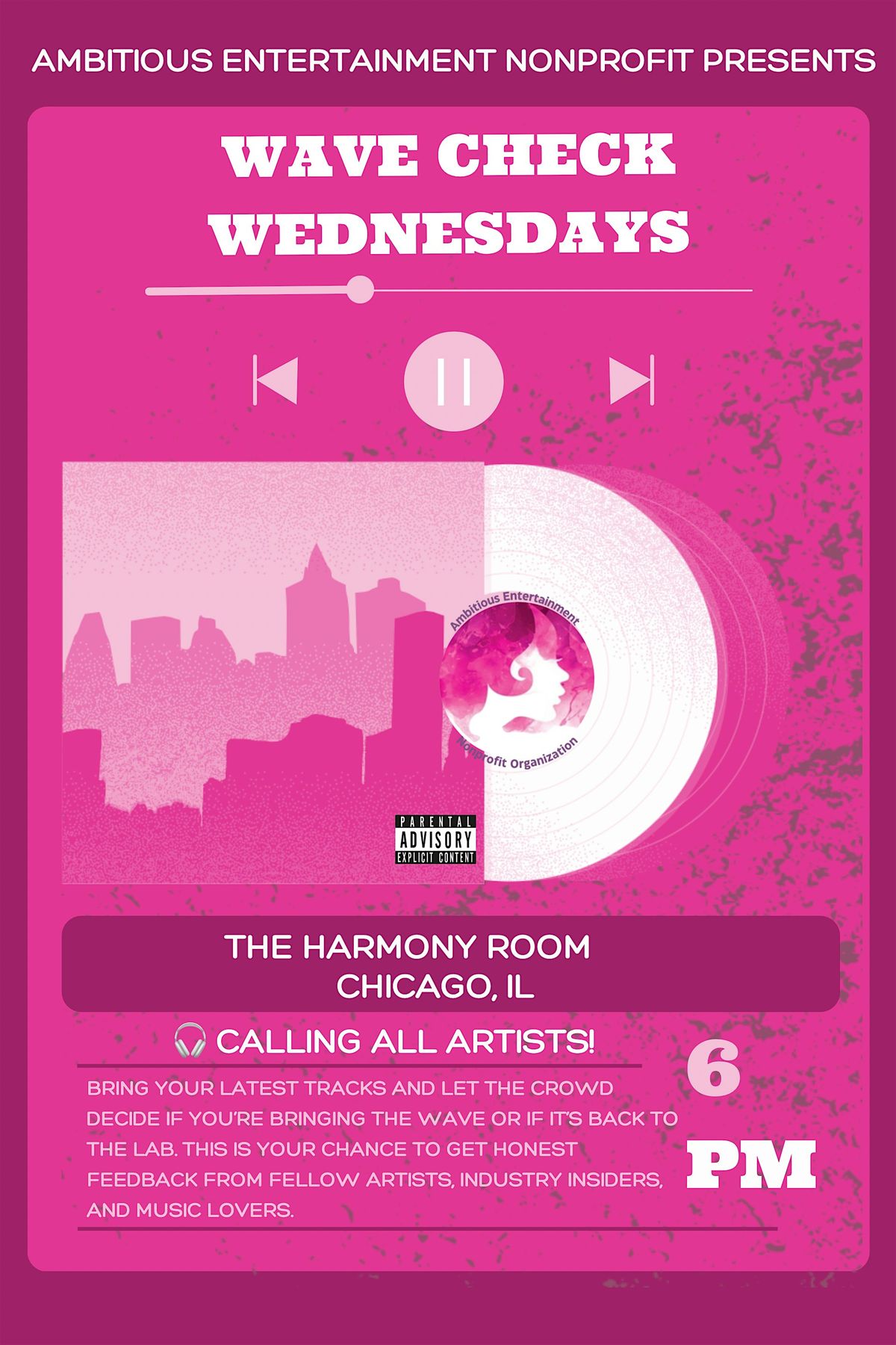 Wave Check Wednesdays - Artist Feedback Open Mic