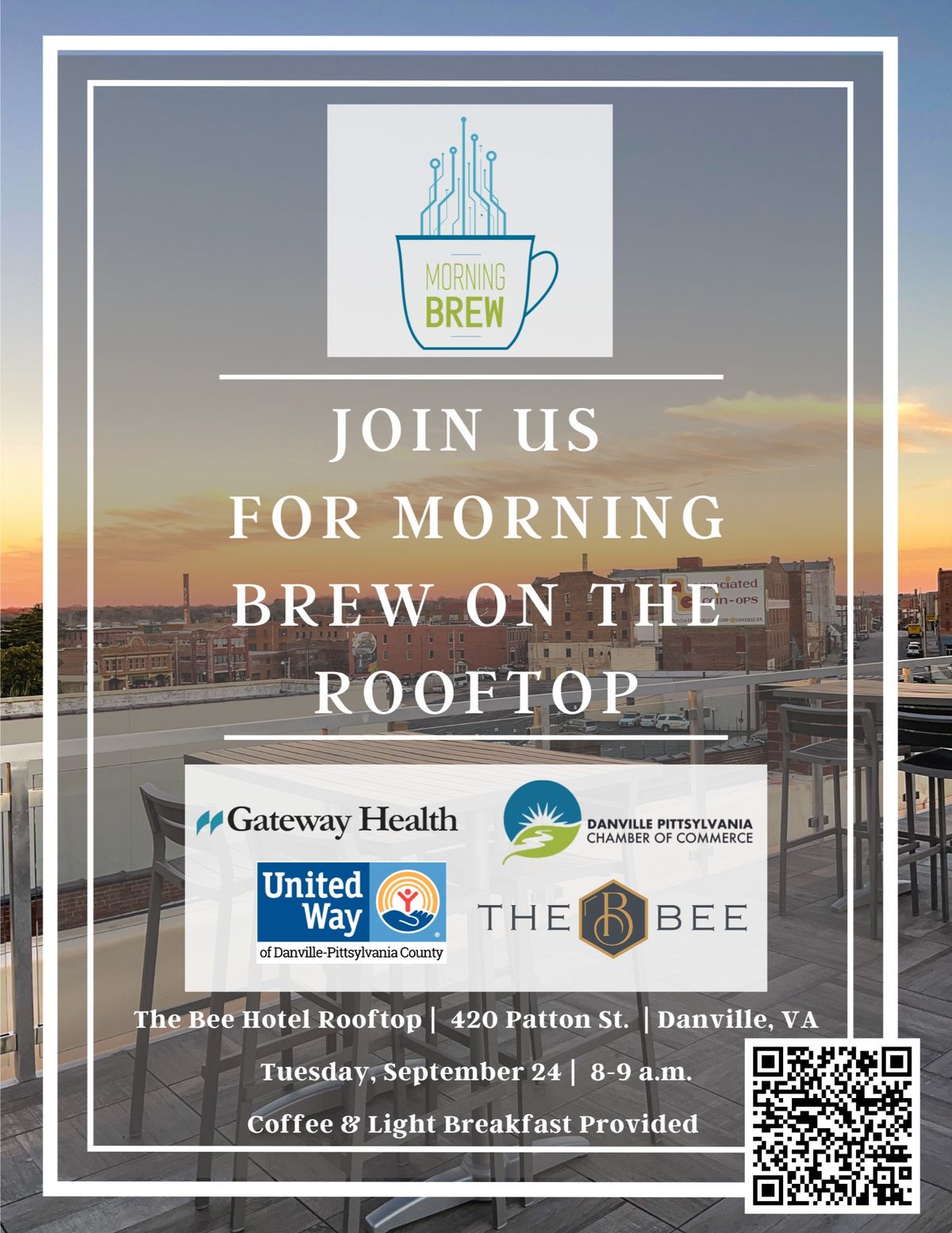 Morning Brew On The Rooftop!