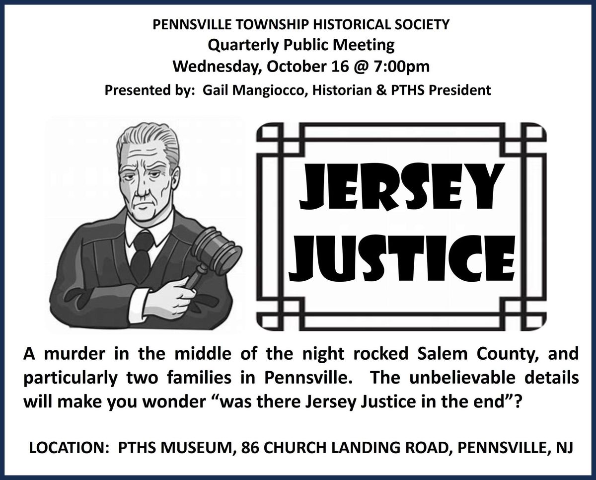 A History Story:  Jersey Justice