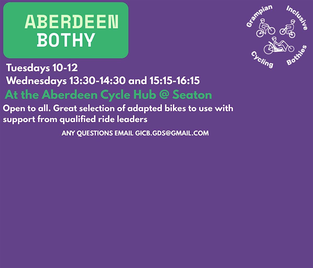 Aberdeen Adapted Cycling  - Wednesday 1.30 to 2.30 Session