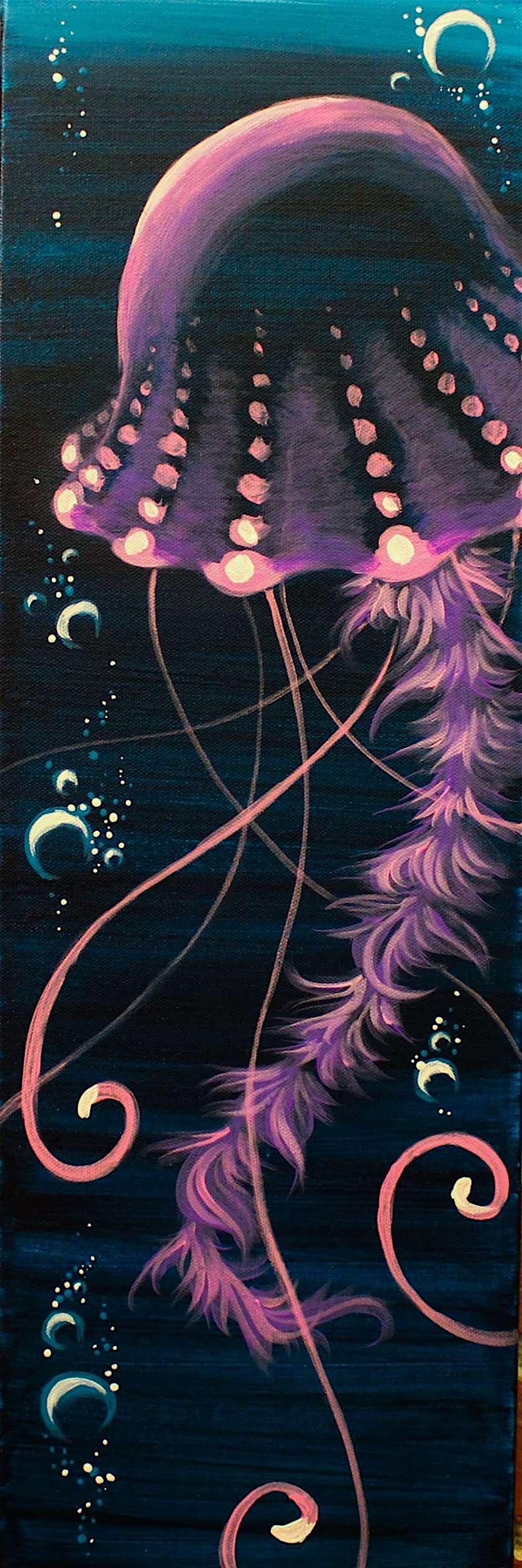 Paint and Sip Event - Bright Abyss - St. Charles, IL