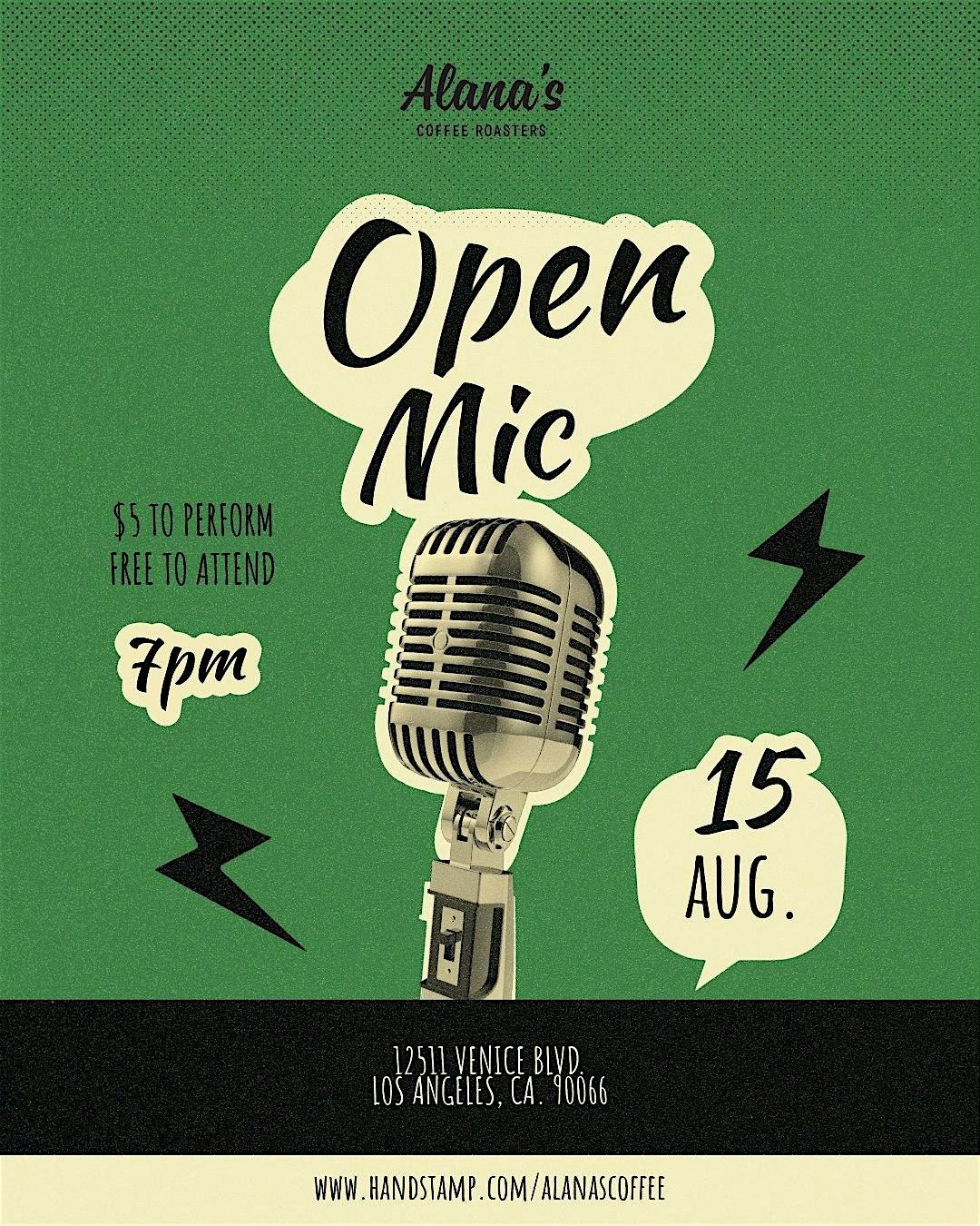 Alana's Open Mic