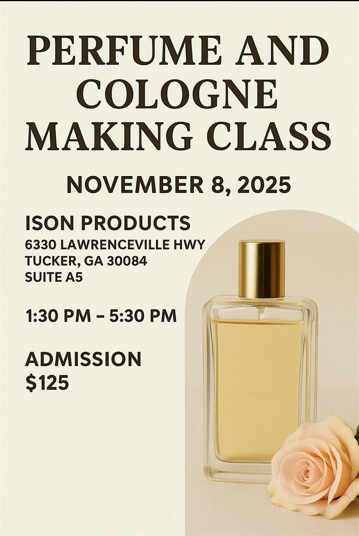 Prefume making class
