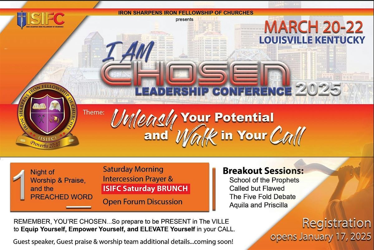 I AM CHOSEN LEADERSHIP CONFERENCE