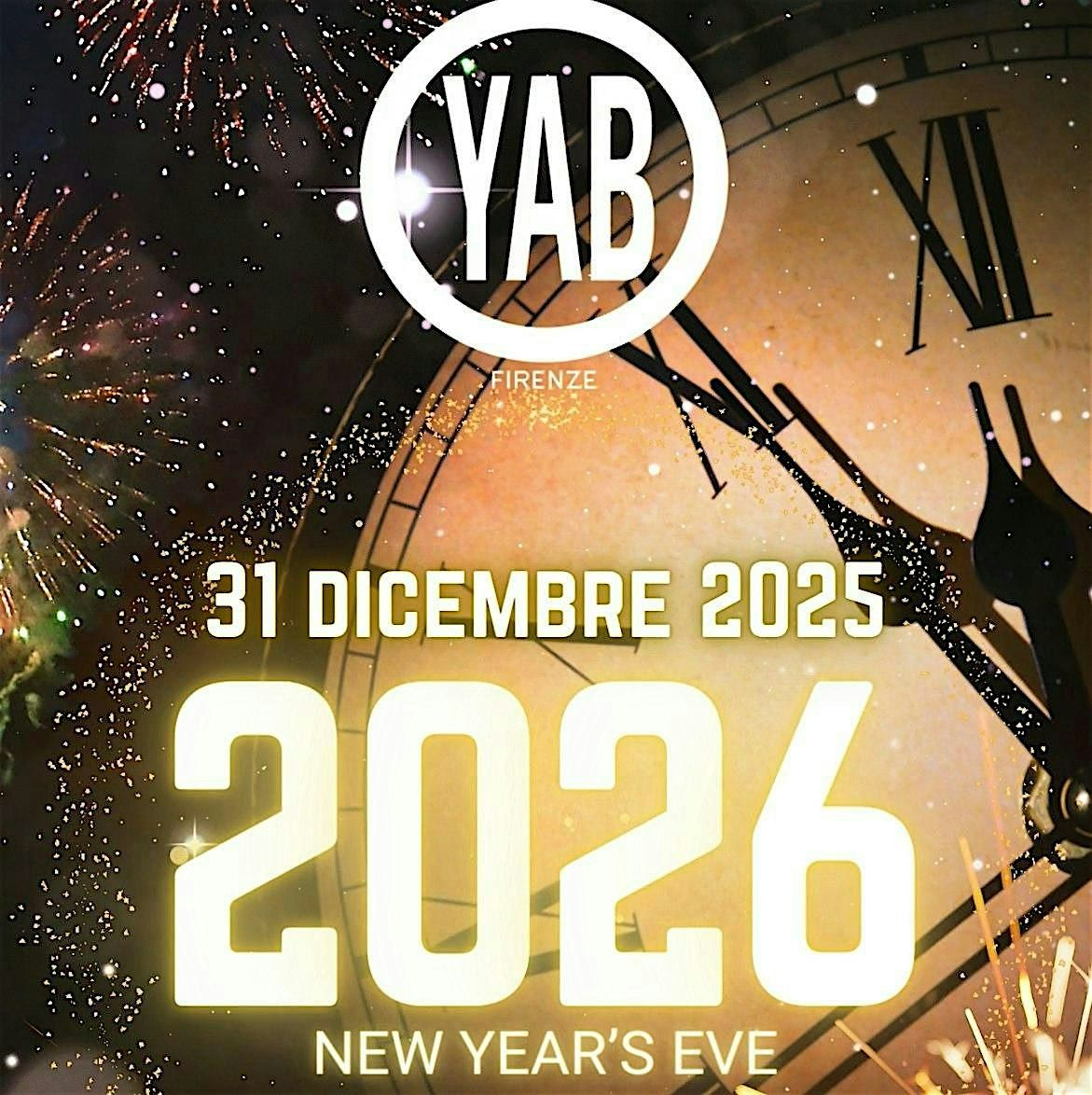Capodanno YAB Club Firenze - Gran Gal\u00e0 con Cenone
