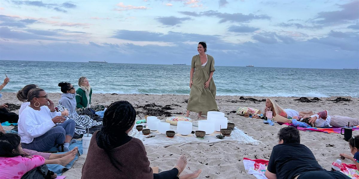 Full Moon Sound Healing on the Beach