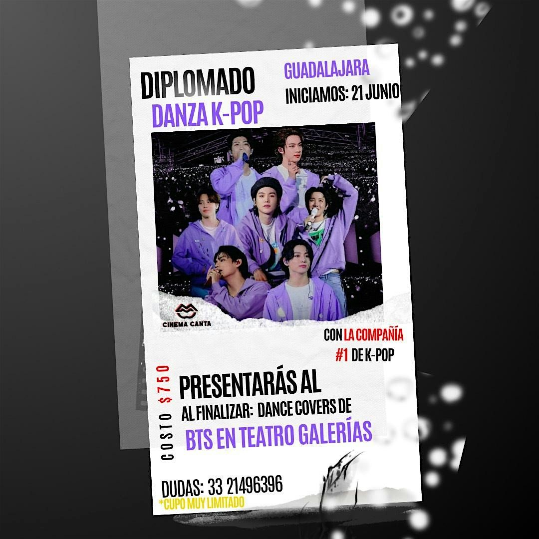 Cinema Canta Presenta: Diplomado Danza K-Pop BTS Guadalajara