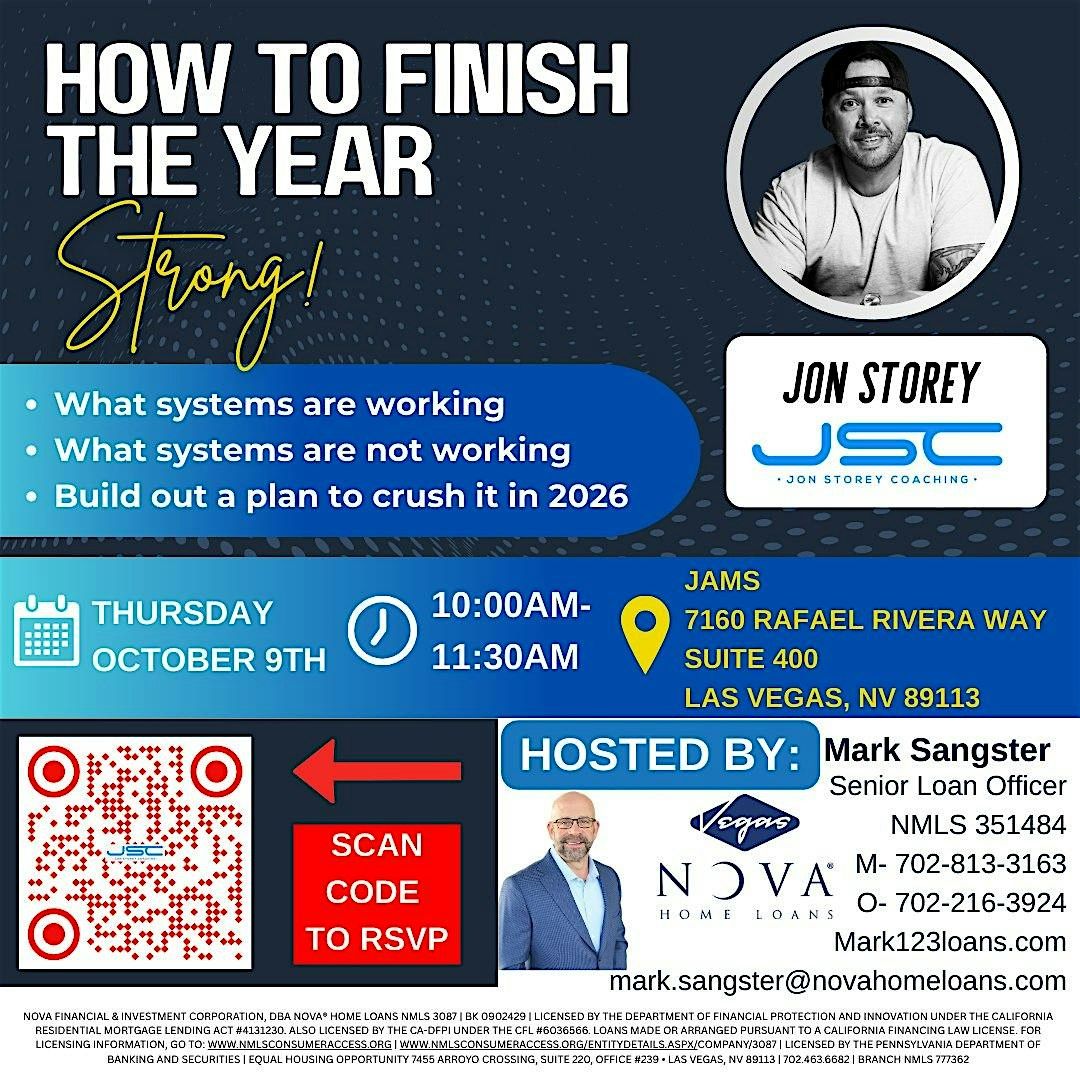 Finish The Year Strong!