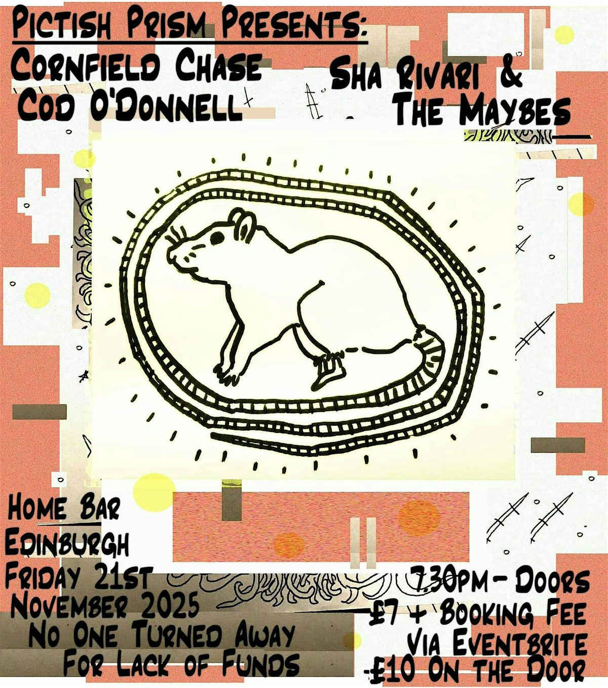 Cornfield Chase with Sha Rivari & The Maybes and Cod O'Donnell