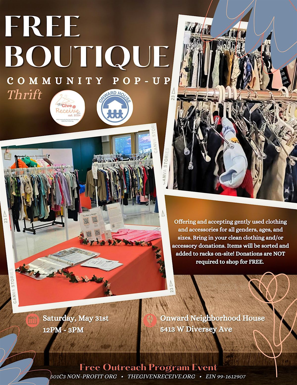 FREE Community Pop-up Thrift Boutique