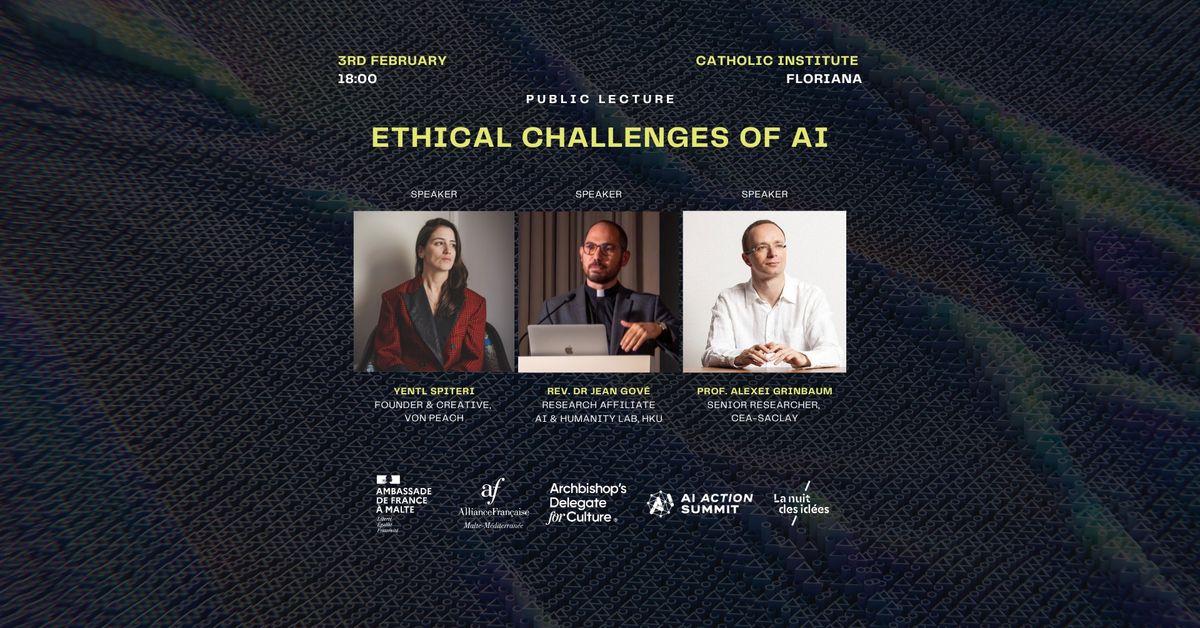 Public Lecture: Ethical Challenges of Artificial Intelligence