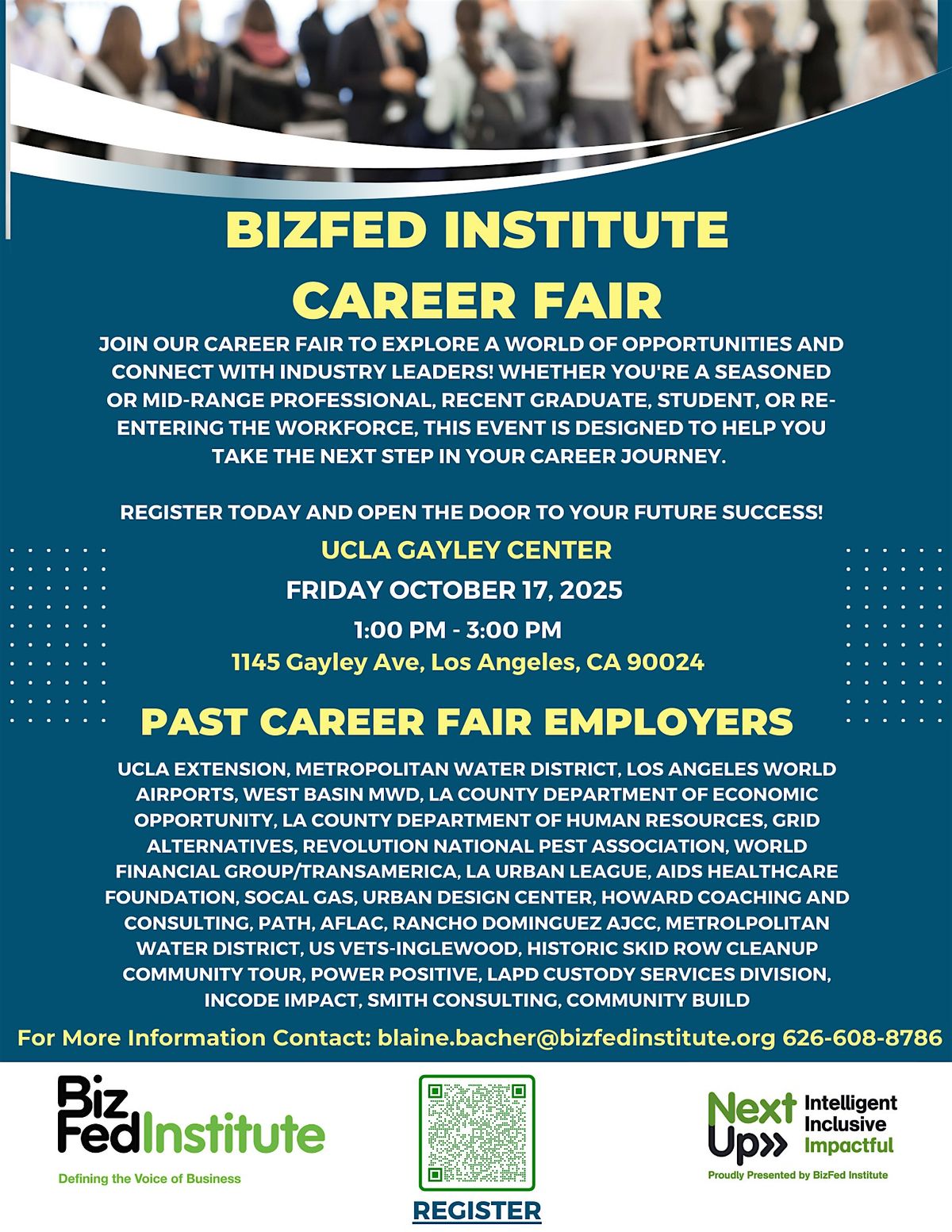 BizFed Institute BuildUp LA Series - Career Fair Table (Employer)