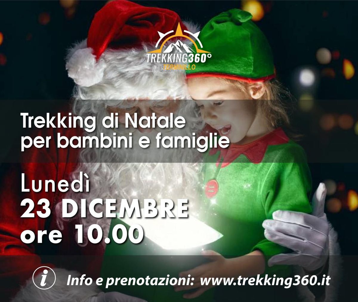 Ciaspolata di Natale per bambini e famiglie