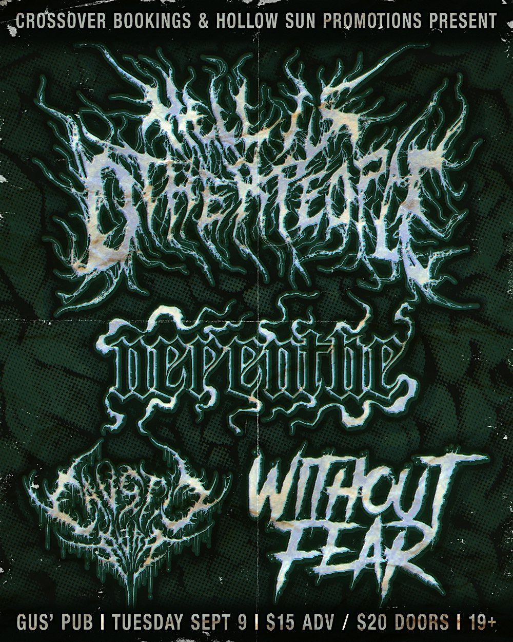 HELL IS OTHER PEOPLE (ON) + NEPENTHE (ON) + MORE Tues Sep 9 @Gus' Pub