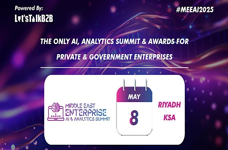 10th Middle East Enterprise AI & Analytics