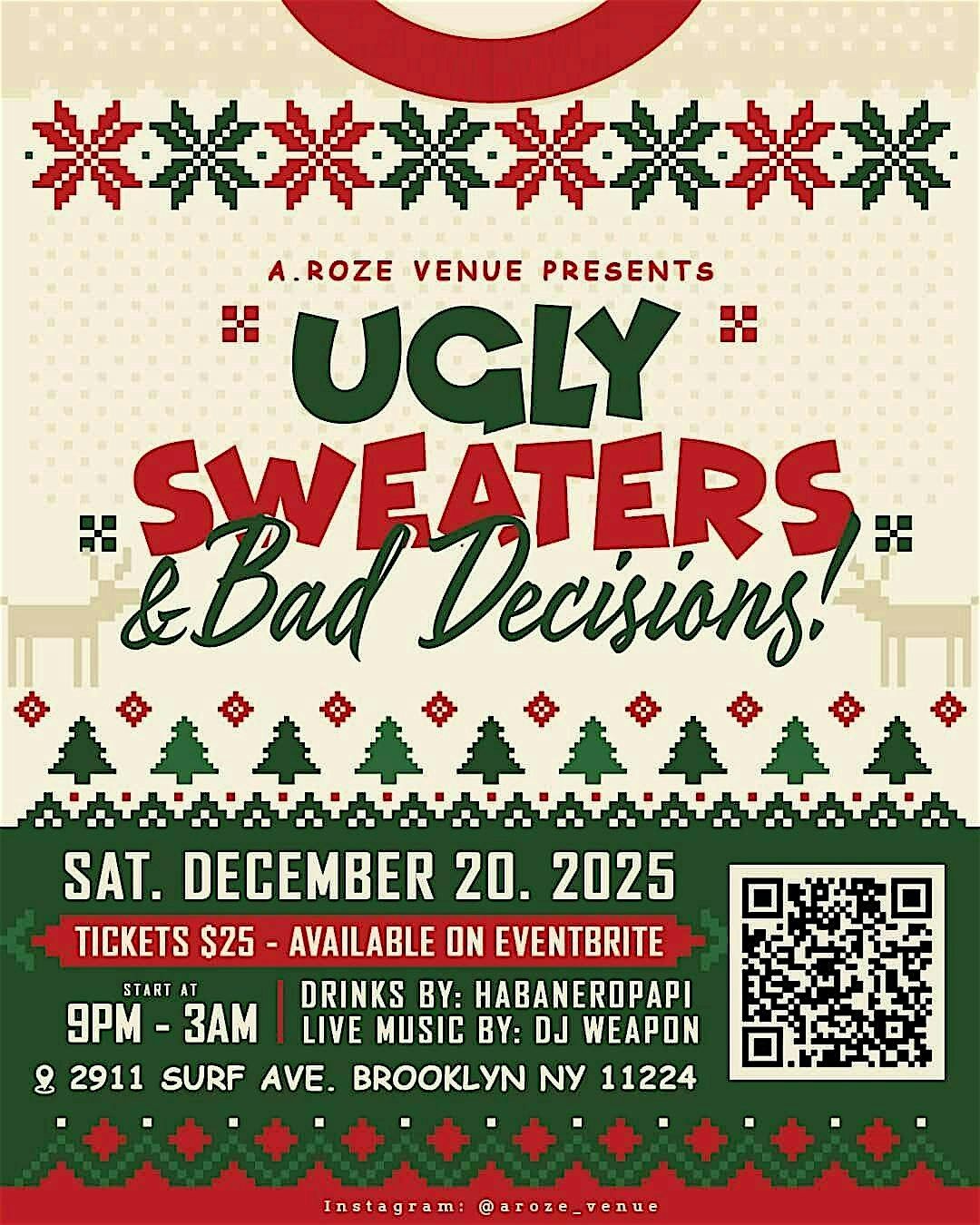 A.Roze Venue Ugly Sweater X-mas part