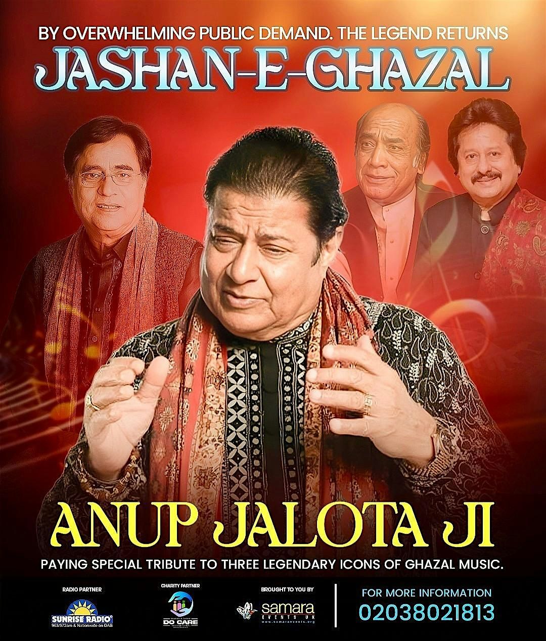 JASHAN E GHAZAL BY ANUP JALOTA JI