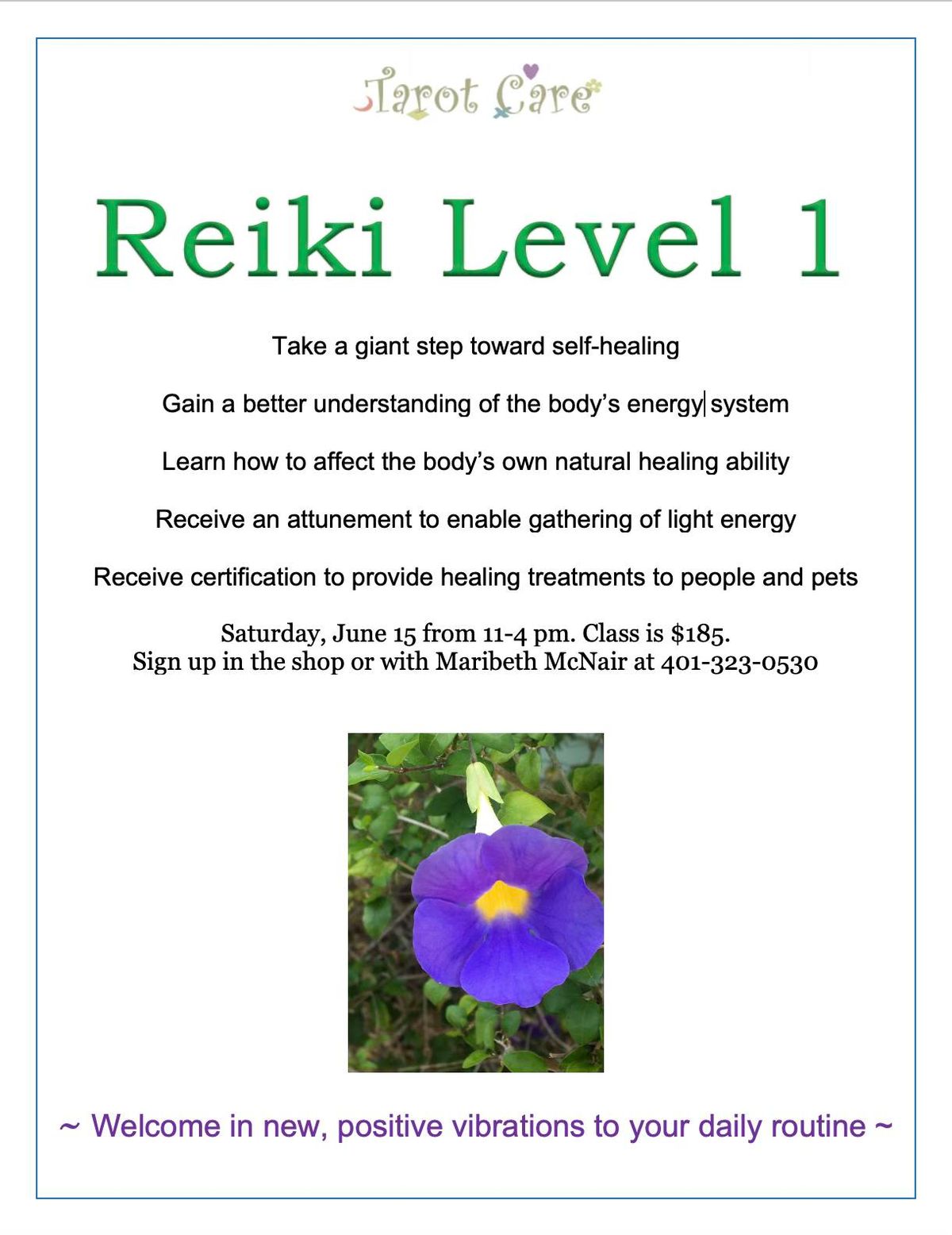 Reiki III - Level 3 Certification Class Master reiki energy w\/ Maribeth