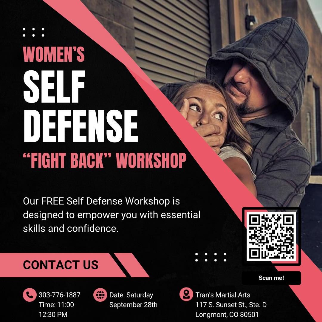 Women's Self-Defense "FIGHT BACK" Workshop