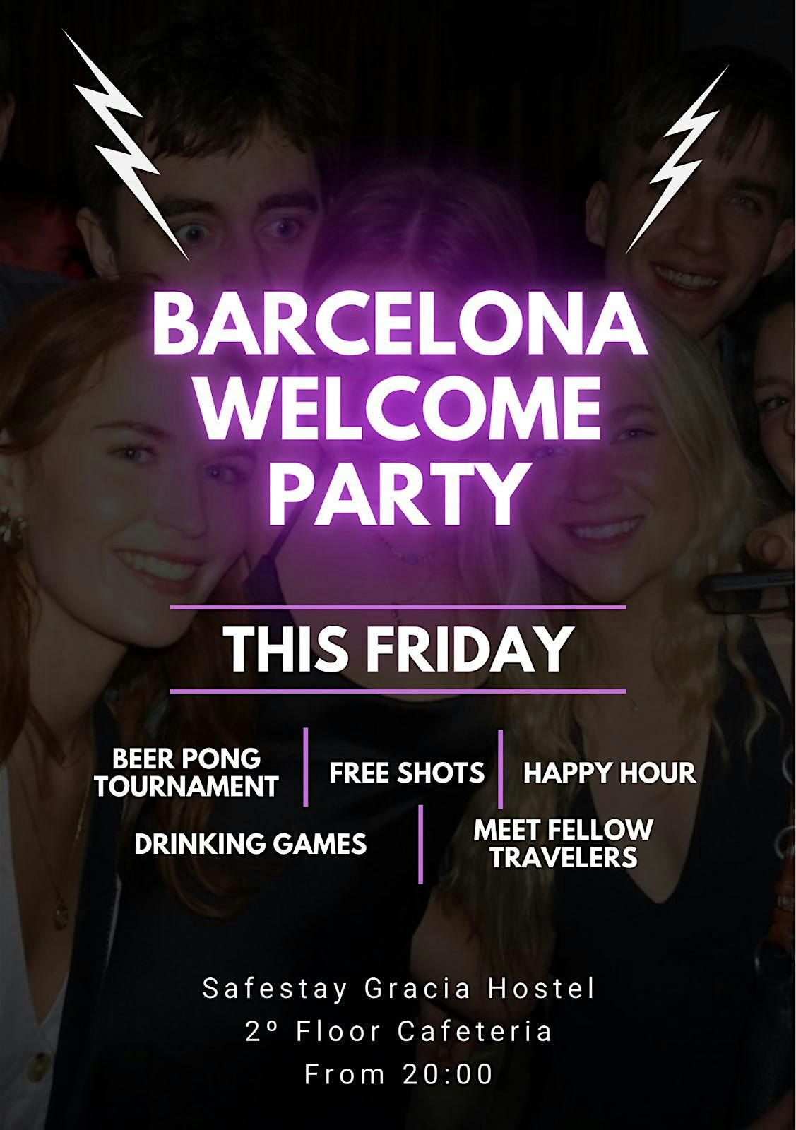 Barcelona Hostels Welcome Party