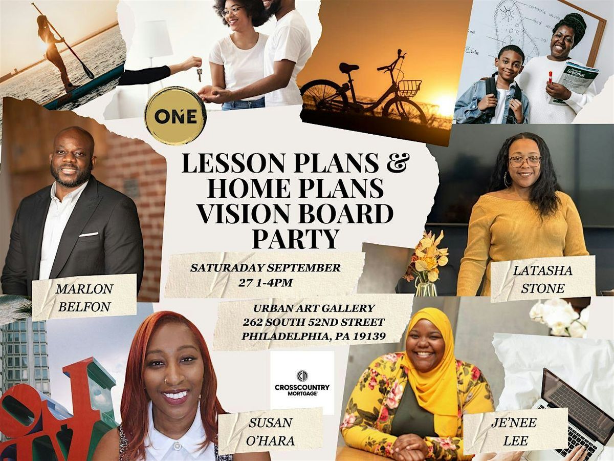 Lesson Plans & Home Plans - Vision Board Party
