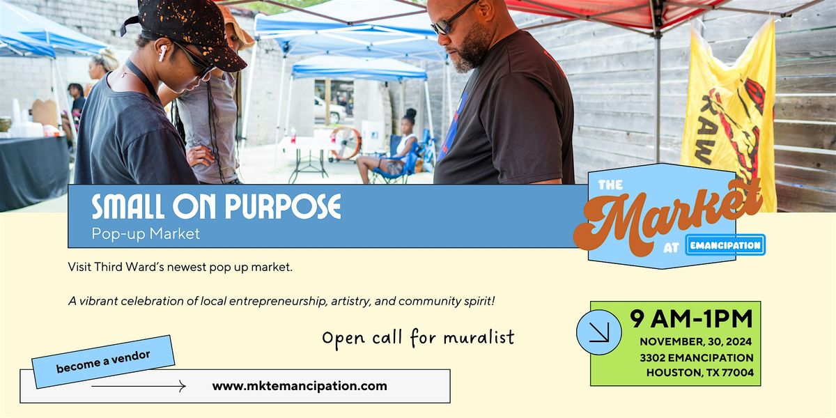 Small on Purpose Pop Up Market